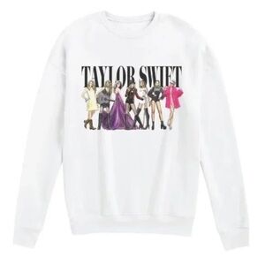 Official Taylor Swift Eras Crewneck Merchandise (Released during the Lover Era)